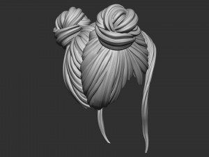 Hair 44 3D Принт Модель
