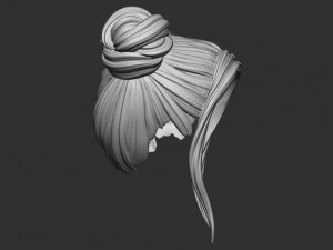 Hair 44 3D Принт Модель