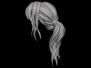 Hair 45 3D Print Model