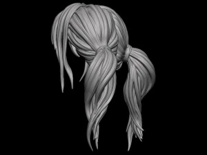 Hair 45 3D Print Model