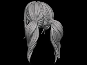 Hair 45 3D Print Model