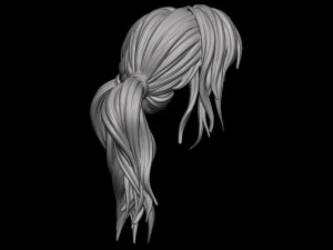 Hair 45 3D Print Model