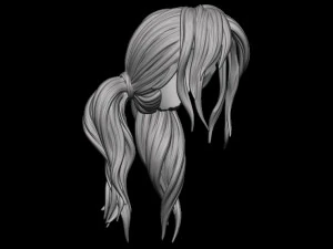 Hair 45 3D Print Model