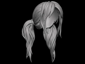 Hair 45 3D Print Model