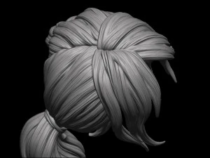 Hair 45 3D Print Model