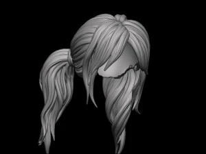 Hair 45 3D Print Model