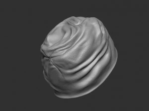 Cap with ladies hair 3D print model 3D Print Model