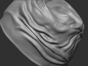 Cap with ladies hair 3D print model 3D 打印模型