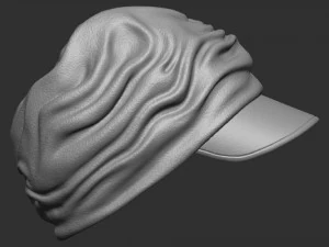 Stylische M&uuml;tze 3D Druckmodell