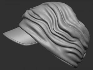 Stylische M&uuml;tze 3D Druckmodell