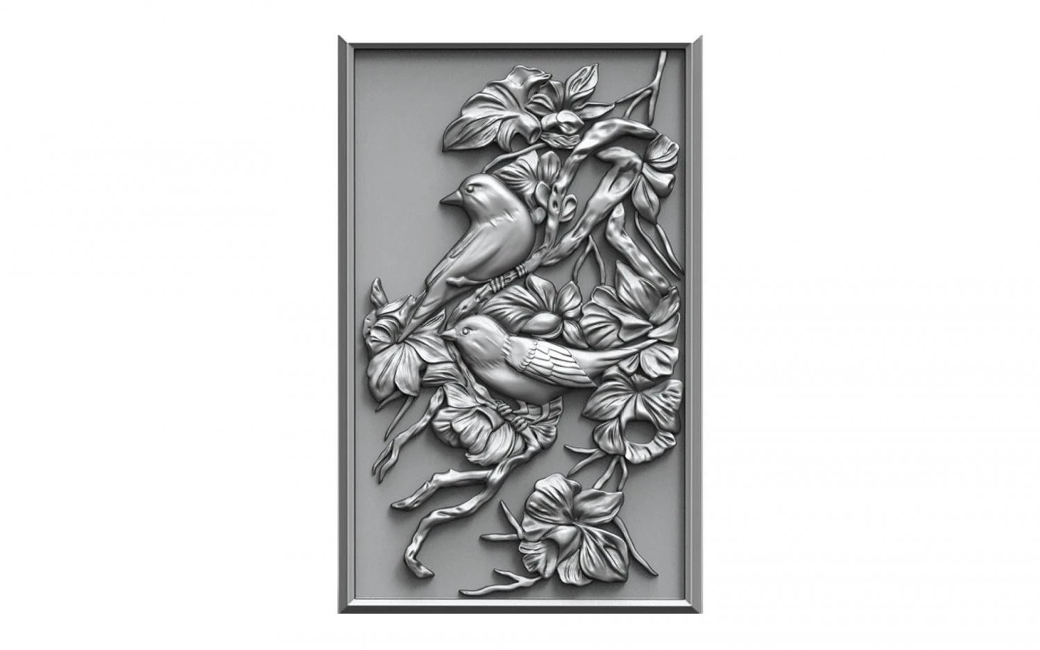 Natural art base relief 3d print 3D print model 3D Print Model .c4d .max .obj .3ds .fbx .stl .blend 