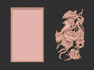 Natural art base relief 3d print 3D print model 3D Print Model