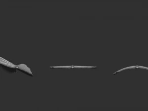 Leaf with vein 3D print model 3D Print Model