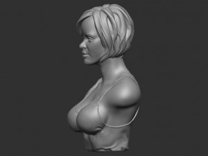 Rihanna bust 3D Print Model