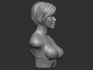 Rihanna bust 3D Print Model