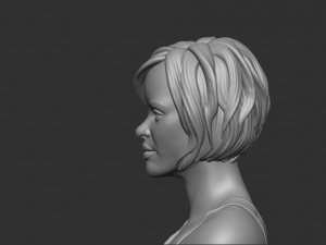Rihanna bust 3D Print Model