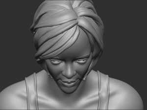 Rihanna bust 3D Print Model