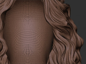 Hair 46 3D Print Model