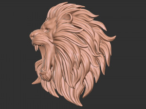 3D Roar lion 3D Принт Модель