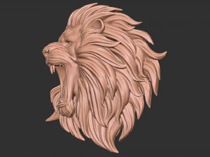 3D Roar lion 3D Print Model