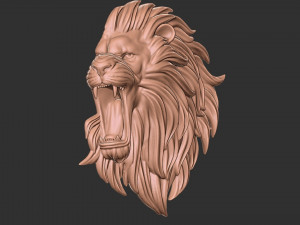 3D Roar lion 3D Принт Модель