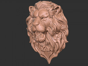 Lion head 2 model 3D-printmodel