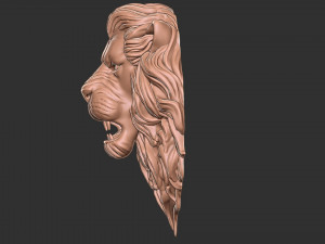 Lion head 2 model 3D-printmodel