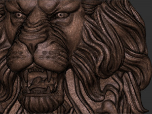 Lion head 2 model 3D-printmodel