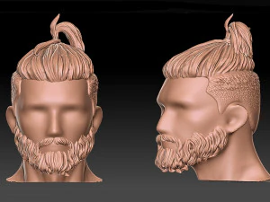 头发 48 3D 打印模型