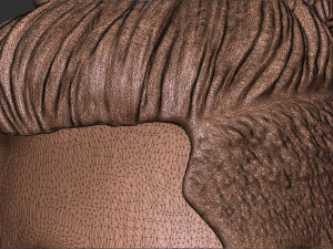 Hair 48 3D-Druckmodell