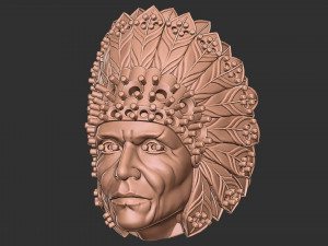 3D Native indian ring 3Dプリントモデル