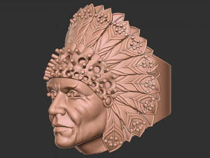 3D Native indian ring 3D Print Model