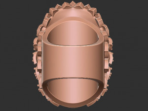 3D Native indian ring 3Dプリントモデル