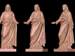 Blessing jesus 3d print 3D print model 3D Print Model