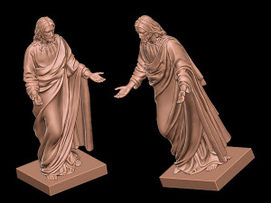 Blessing jesus 3d print 3D print model 3D प्रिंट मॉडल