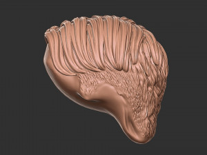 Hair 50 3D-printmodel