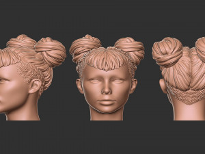 Hair 51 3D Print Model