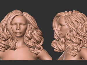 Cabelo feminino Modelo 3D $15 - .unknown .3ds .fbx .obj .stl .max - Free3D