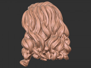 Hair 53 3D 모델