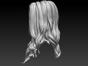 Hair 54 3D Принт Модель