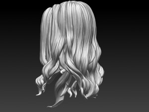 Hair 54 3D Принт Модель