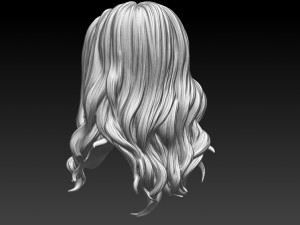Hair 54 3D Принт Модель
