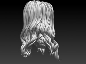 Hair 54 3D Принт Модель