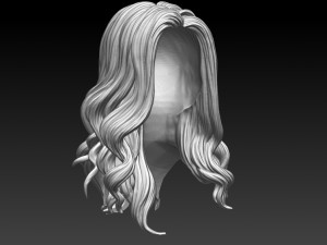 Hair 54 3D Принт Модель