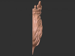 3D lion head crown pendant 3D 프린트 모델