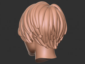 Hair 56 Modèles 3D en vedette
