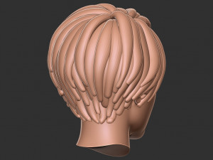 Hair 56 Modèles 3D en vedette