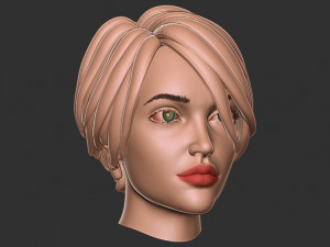 Hair 56 Modèles 3D en vedette