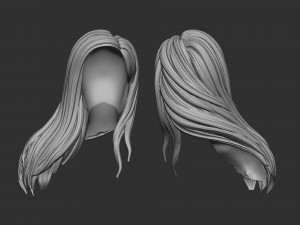 Hair 57 3D Принт Модель