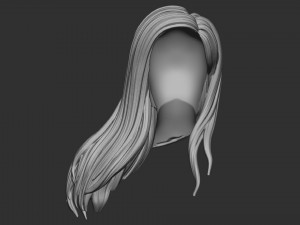 Hair 57 3D प्रिंट मॉडल